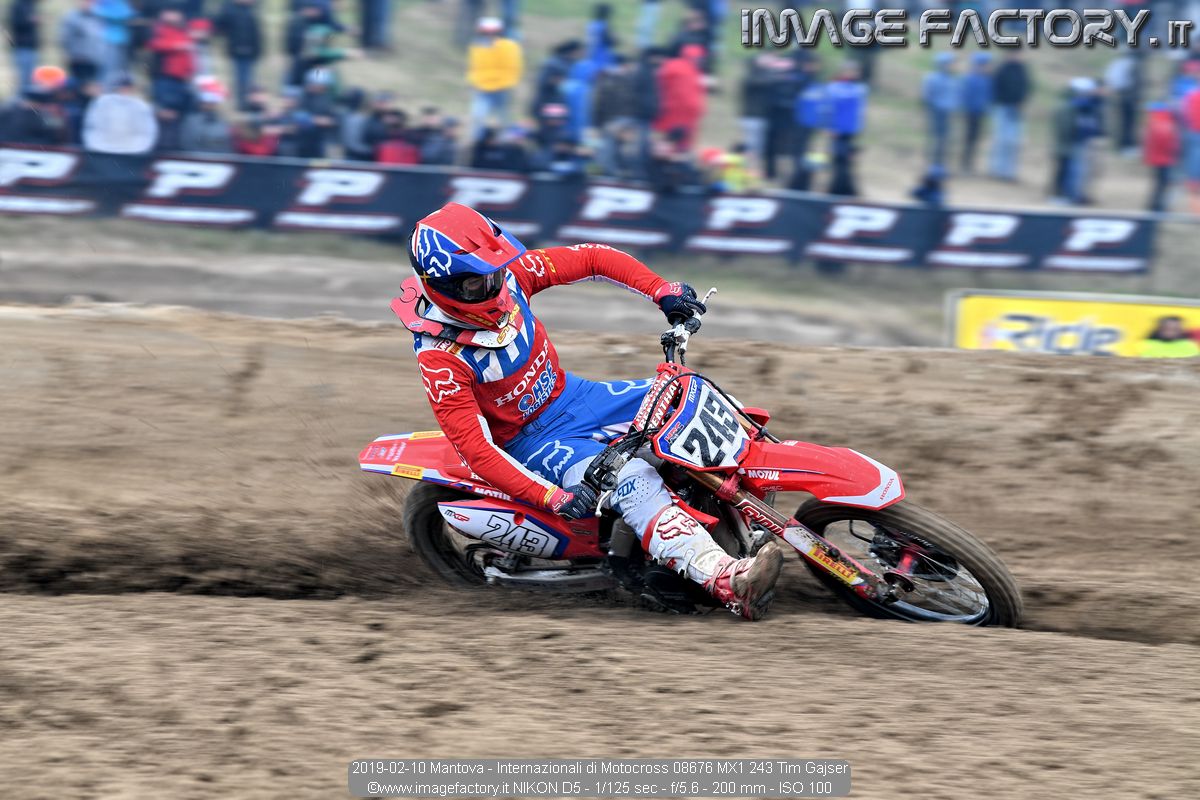 2019-02-10 Mantova - Internazionali di Motocross 08676 MX1 243 Tim Gajser